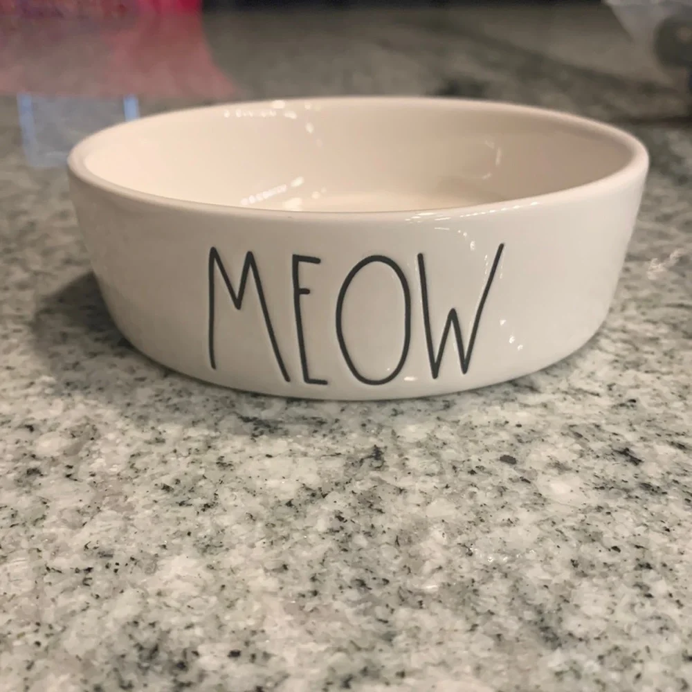 Cat food/water bowls- set of 2